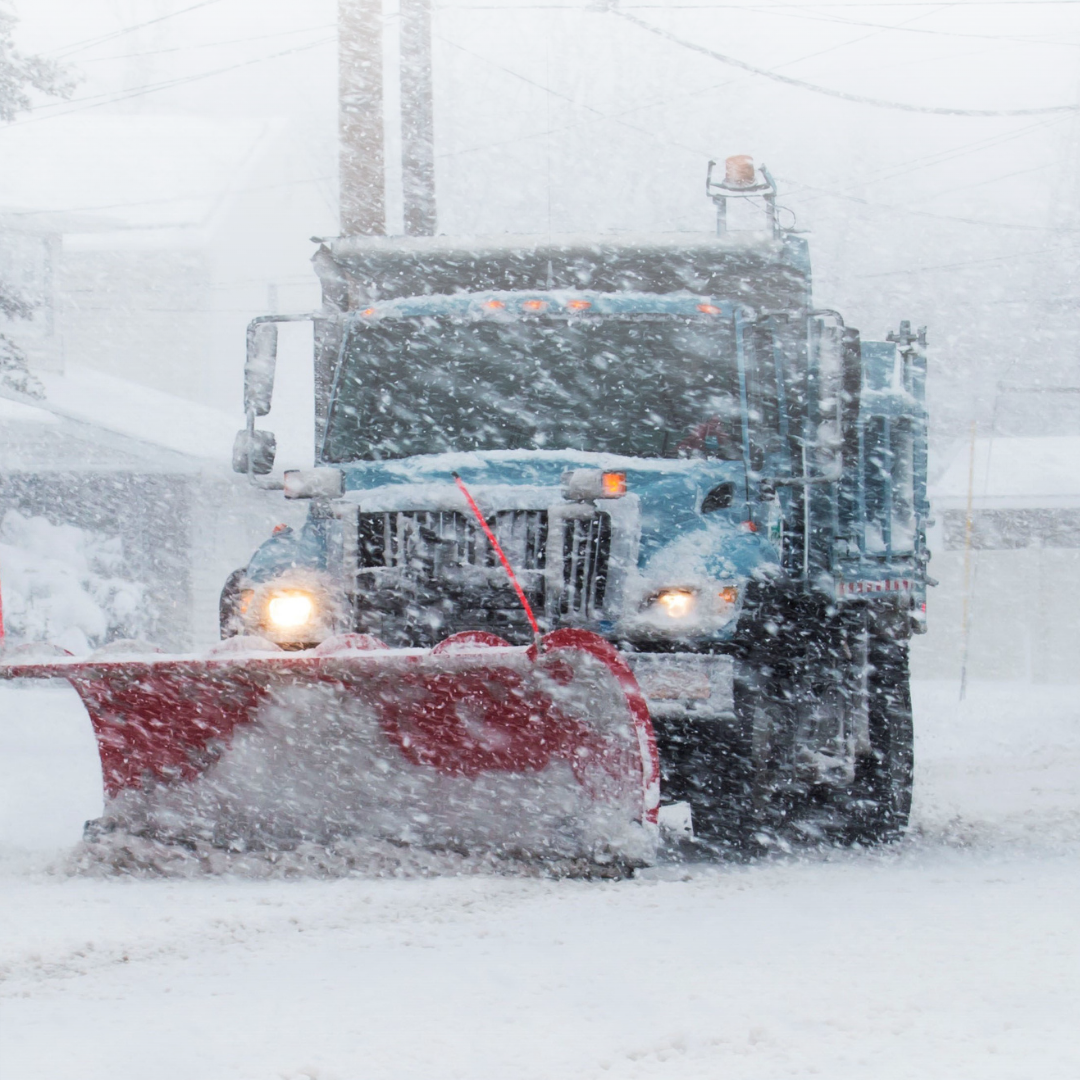 This is an analogy graphic to show a mega snowplow for mega bids.